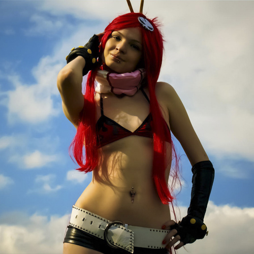 Yoko Littner (Gurren Lagann) Cosplay manga gamer girl photoshoot fashion fantasy