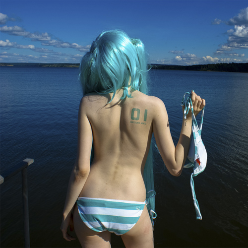 Hatsune Miku Cosplay pop culture character photoshoot cosplay costume fantasy costume