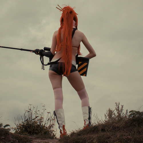 Yoko Littner (Gurren Lagann) Cosplay video game fashion outfit manga cosplay beautiful girl