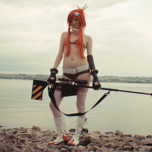 Yoko Littner (Gurren Lagann) Cosplay beautiful girl anime cosplay fantasy geek comic con