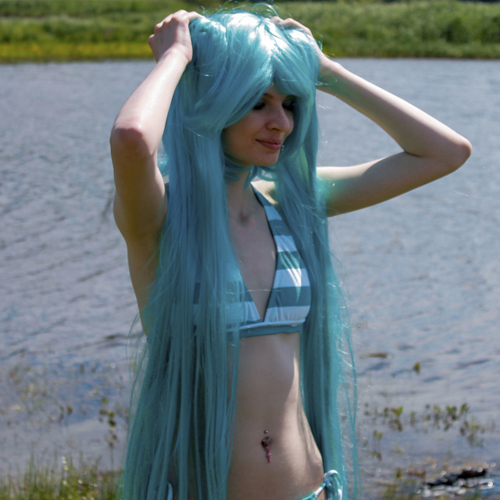 Hatsune Miku Cosplay character anime cosplay event creative fashion