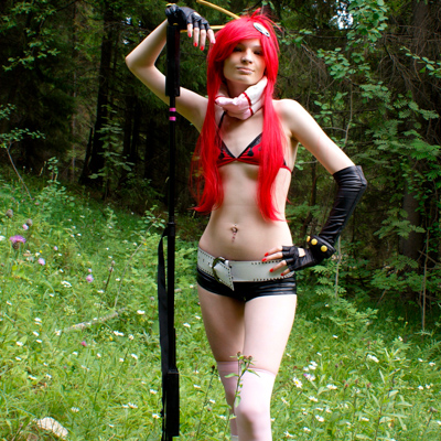 Yoko Littner (Gurren Lagann) Cosplay video game anime sexy comic con cosplay girl