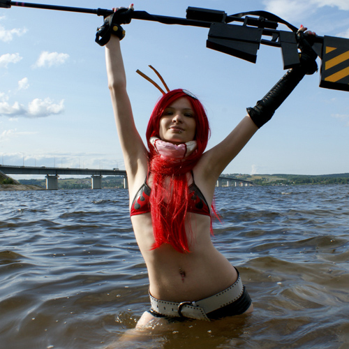 Yoko Littner (Gurren Lagann) Cosplay costume comic con manga cosplay character event