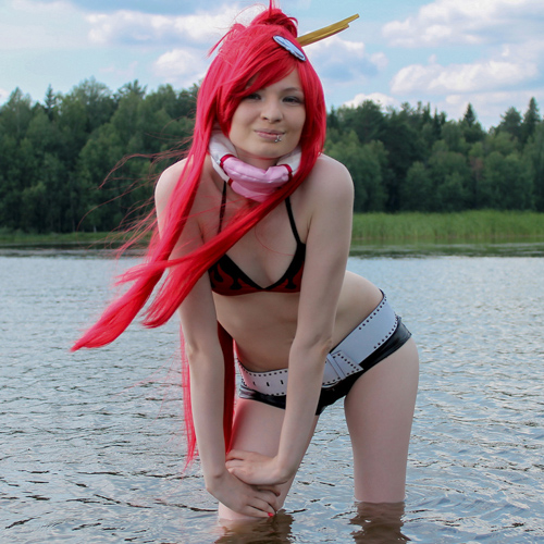 Yoko Littner (Gurren Lagann) Cosplay beautiful girl anime character manga cosplay cosplay