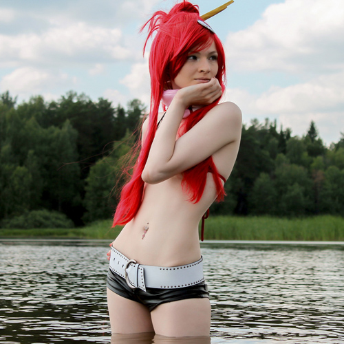 Yoko Littner (Gurren Lagann) Cosplay character beautiful girl beautiful girl outfit