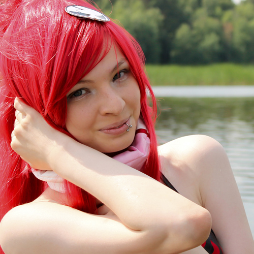 Yoko Littner (Gurren Lagann) Cosplay fan art cosplay girl pop culture character design girl