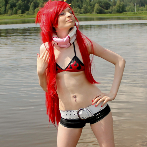 Yoko Littner (Gurren Lagann) Cosplay artistic anime comic con creative beautiful