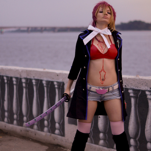 Shura Kirigakure (Blue Exorcist) Cosplay girl artistic beautiful sexy video game